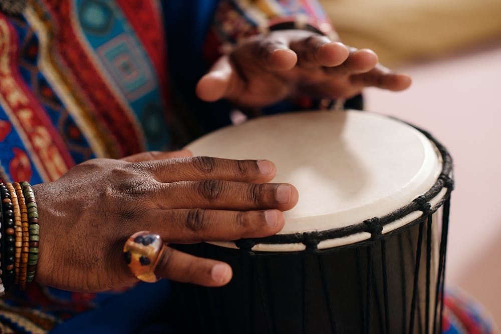 drumming hands