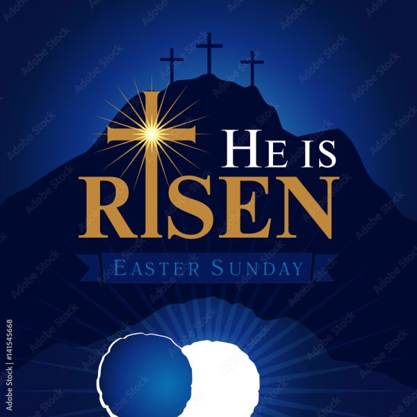 He-Is-Risen Easter Graphic